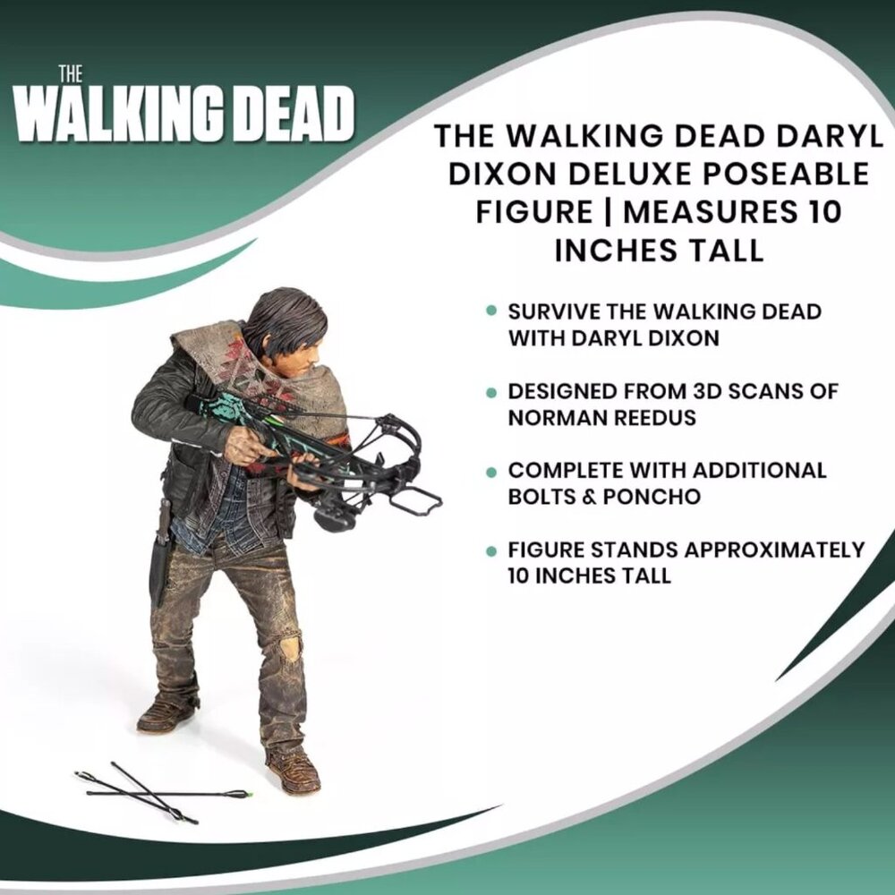 The Walking Dead Daryl Dixon Action Figure - Picture 7 of 7